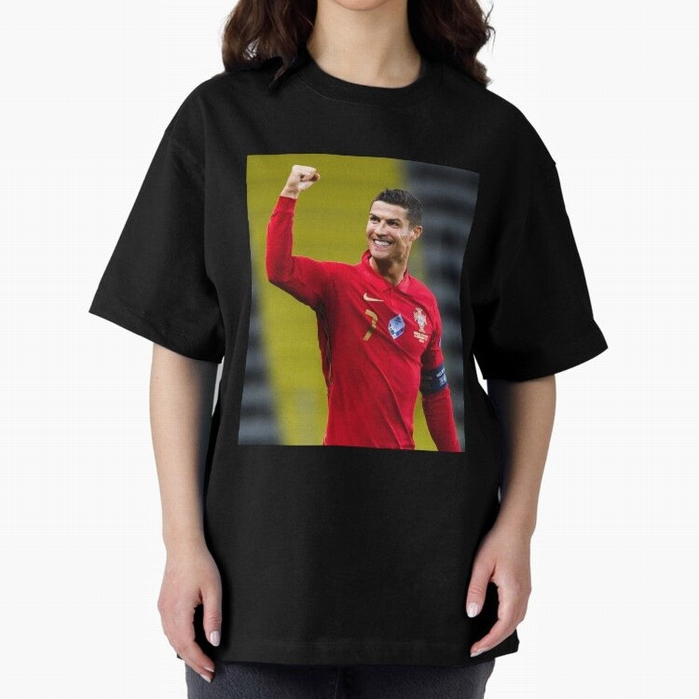 Cr7 | Cristiano Ronaldo | Portugal Oversized T-Shirt Follow Every Goal of FIFA World Cup 2026 USA Canada Mexico Built around Haaland, Brazil Energy, Match Day Excitement, Supporter Culture, Golden Goals and Global Football Passion; Ideal for