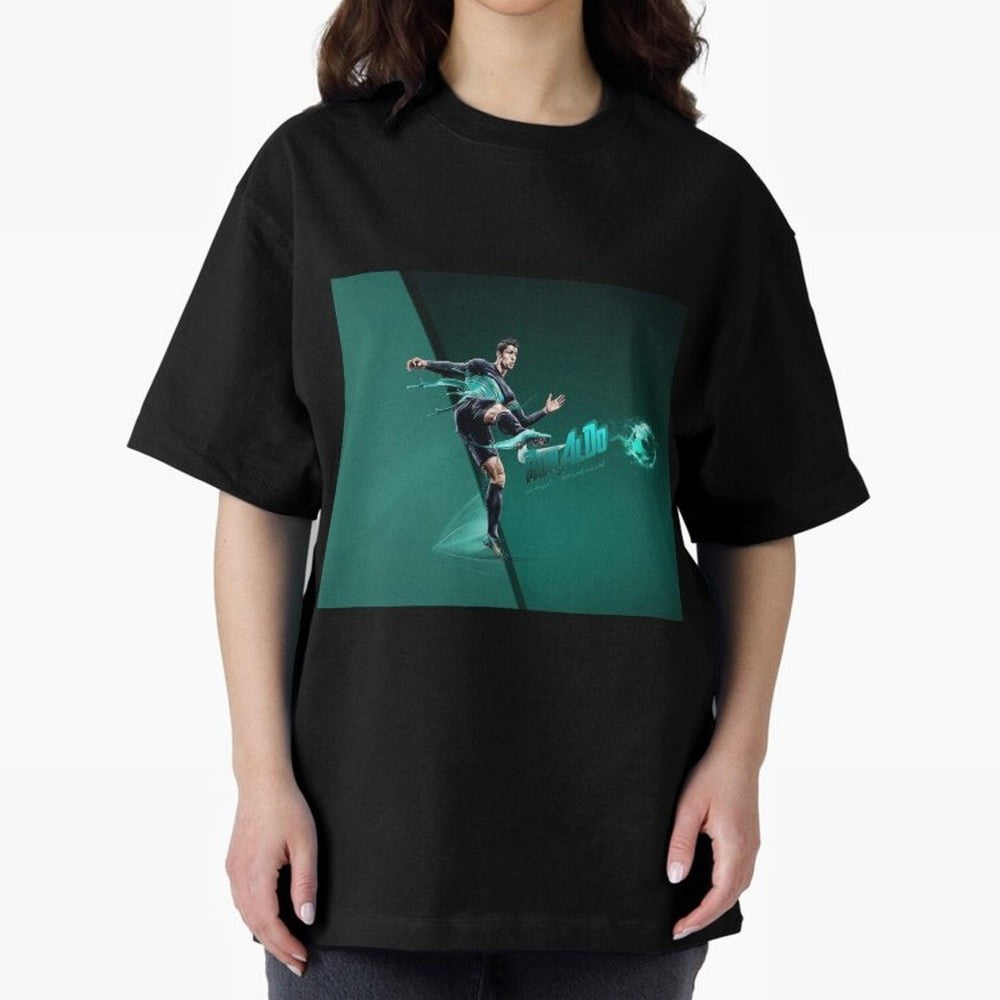 Cristiano Ronaldo #442 Oversized T-Shirt Represent FIFA World Cup 2026 USA Canada Mexico for Fans of Cristiano Ronaldo and Portugal, Spain and Germany, Bringing Match Day Excitement, Supporter Culture, Golden Goals and Global Football Passion;