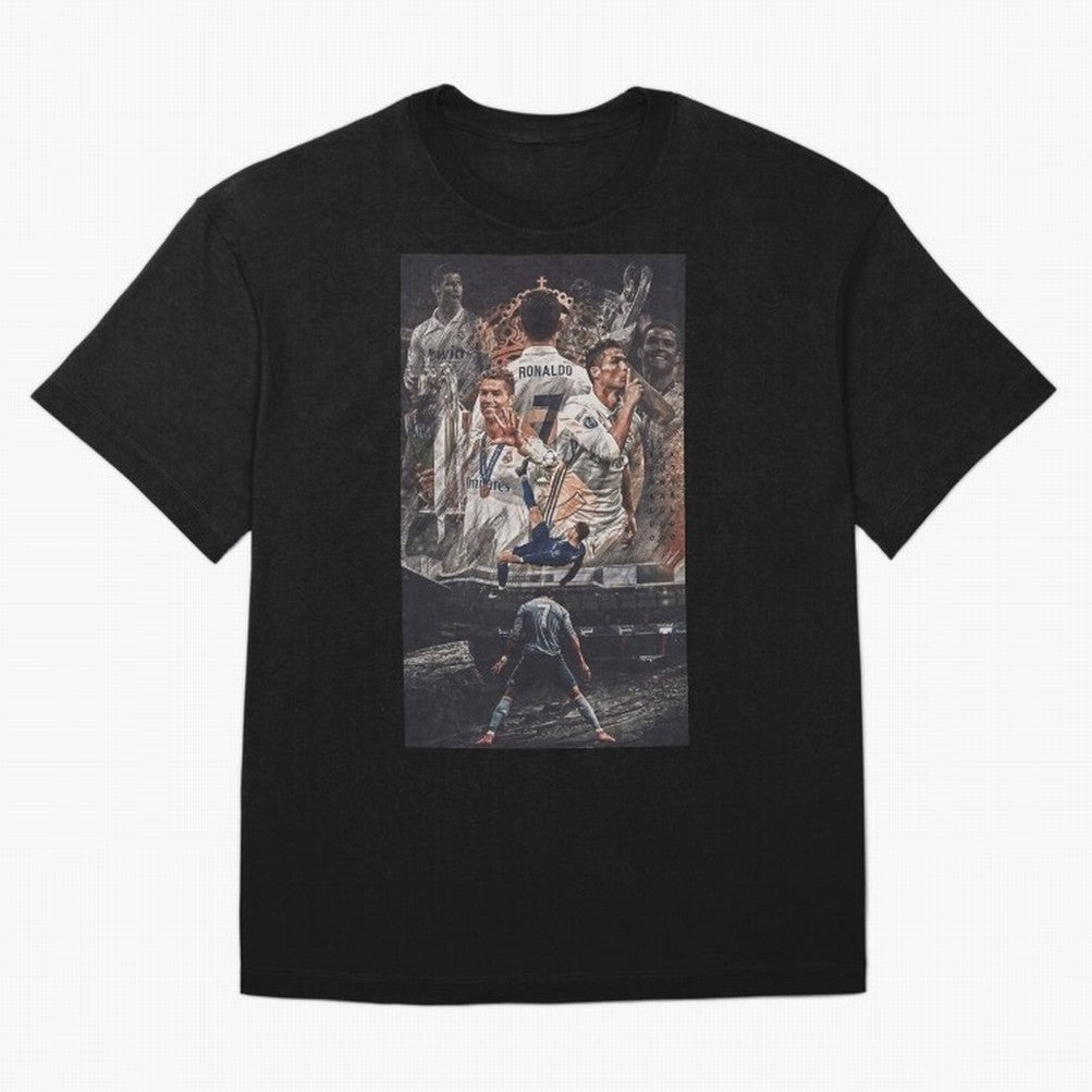 Cristiano Ronaldo Oversized T-Shirt Show Love for Legendary Goals in FIFA World Cup 2026 for Fans of Mbappe and Portugal, Spain and Germany, Bringing Football History, Final Match Energy, Crowd Noise and Once in a Lifetime Moments; Created for