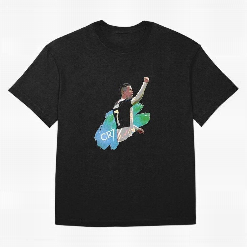 Cristiano Ronaldo Oversized T-Shirt Celebrate Fan Culture around Global Football Passion for FIFA World Cup 2026, Celebrating CR7, Germany, Classic Soccer Heritage, Championship Pressure, Fan Loyalty and International Pride; Made for Collectors Who