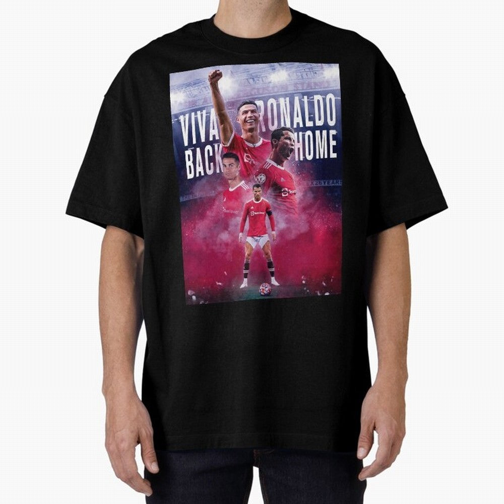 Cristiano Ronaldo Cr7 The Legend Of Manchester United , Ronaldo Gifts, Ronaldo Best Selling , Ronald Oversized T-Shirt Show Fan Pride Across FIFA World Cup 2026 Group Stage Spirit, Made for Argentina and Brazil, Messi, CR7 and Mbappe, Sports