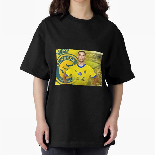 AL NASSR CRISTIANO RONALDO Oversized T-Shirt Stand Proud for the FIFA World Cup 2026 USA Canada Mexico Journey through CR7 and Messi Highlights, England, France and Netherlands Pride, Worldwide Fan Energy, Dramatic Goals, Stadium Lights and