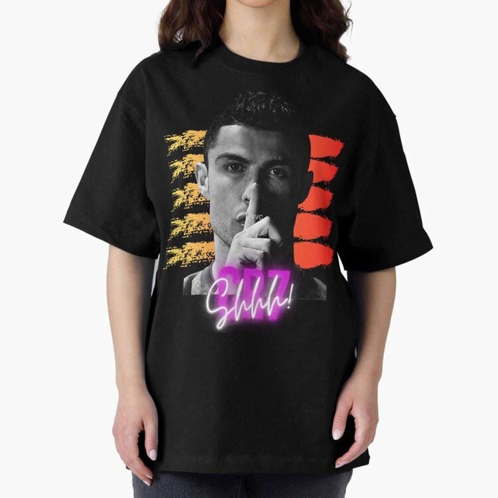 Cristiano Ronaldo cr7 portugal Oversized T-Shirt Bring Stadium Energy to FIFA World Cup 2026 for Fans of Messi, CR7 and Mbappe and England, France and Netherlands, Bringing Goal Celebration Energy, Supporter Heritage, Football Icons and Worldwide