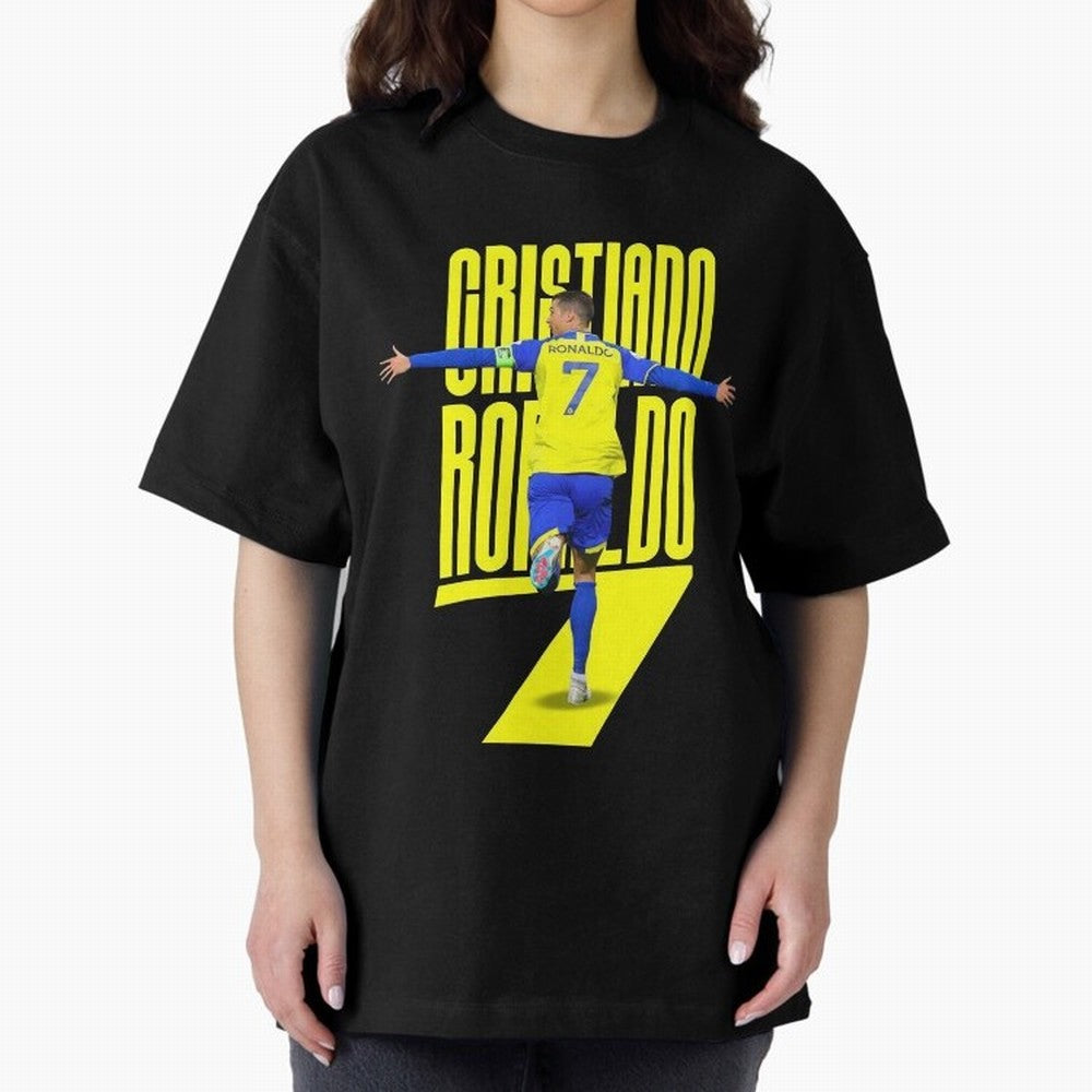 cristiano ronaldo 7 Oversized T-Shirt Showcase FIFA World Cup 2026 Spirit, Celebrating Germany, Neymar, Tournament Hype, Historic Matchups, Family Viewing Parties and Global Sports Pride; Ideal for Passionate Fans Who Love Underdog Stories,