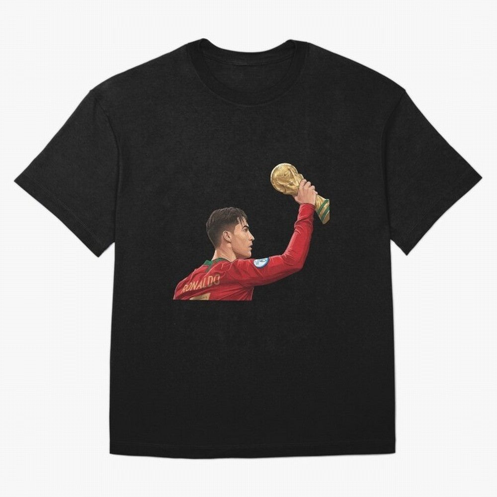 Cristiano Ronaldo Oversized T-Shirt Treasure FIFA World Cup 2026 Spirit, Made for England, Mbappe and Neymar, Champion Mindset, Group Stage Buzz, Knockout Tension and Passionate Fan Culture; Perfect for Supporters Who Want Bold Football Energy,