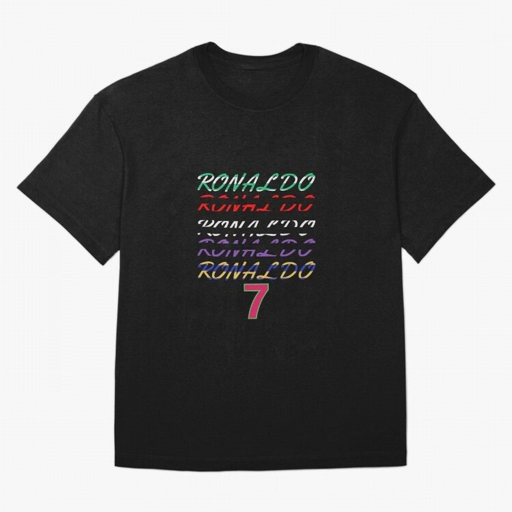 WITH CR7 RONALDO - ALL CAREER Oversized T-Shirt Celebrate Football Dreams Across FIFA World Cup 2026 Group Stage for Fans of Haaland and Mbappe and Brazil, Portugal and Argentina, Bringing Global Supporter Spirit, Legendary Goals, National Colors