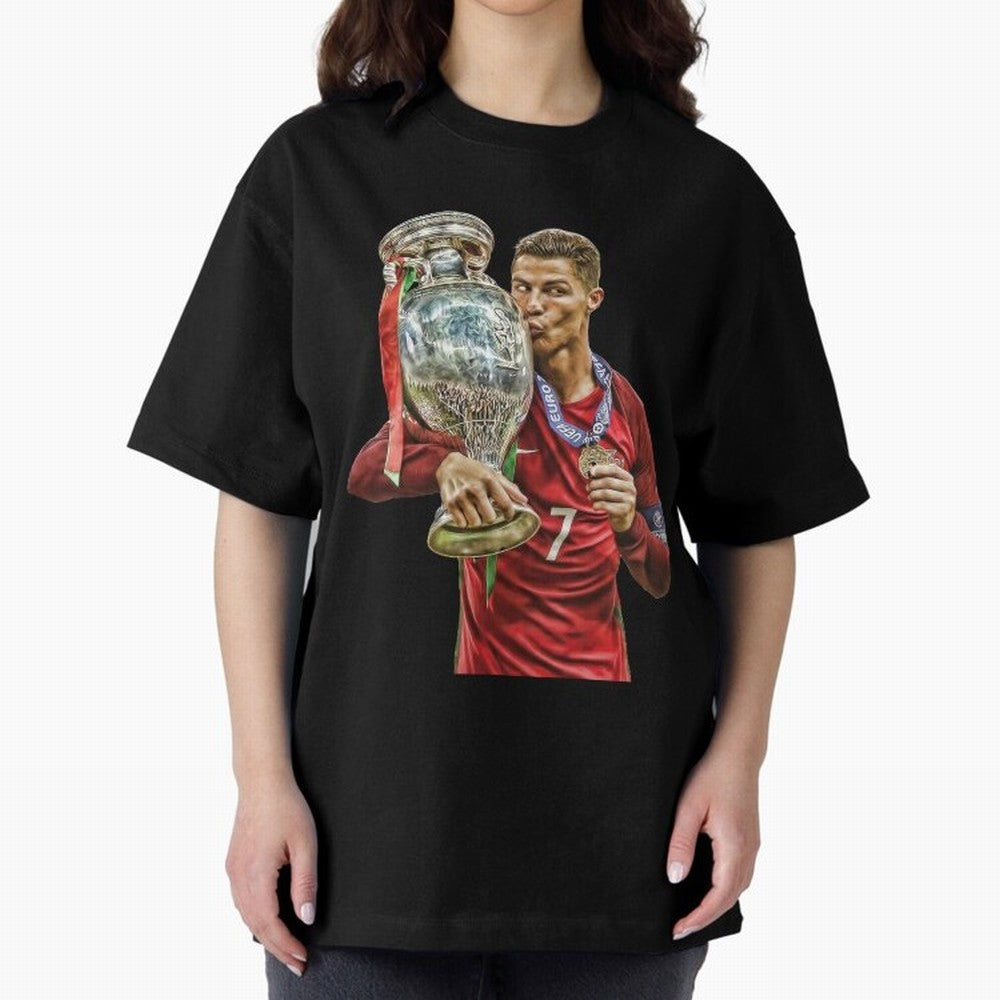 Ronaldo The Lagend Oversized T-Shirt Feel International Energy from FIFA World Cup 2026 USA Canada Mexico Spirit, Centered on Portugal, Spain and Germany, Messi, CR7 and Mbappe, Game Day Rituals, Football Legends, Country Pride and the Road to the