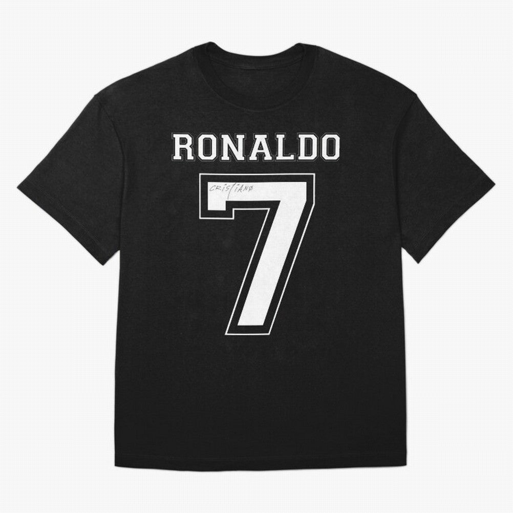 cristiano ronaldo Oversized T-Shirt Share the Excitement of Match Day Hype around FIFA World Cup 2026 Group Stage, Haaland and Mbappe, Germany, Championship Spirit, Famous Goals, Roaring Crowds and International Football Unity; Ideal for Fans Who