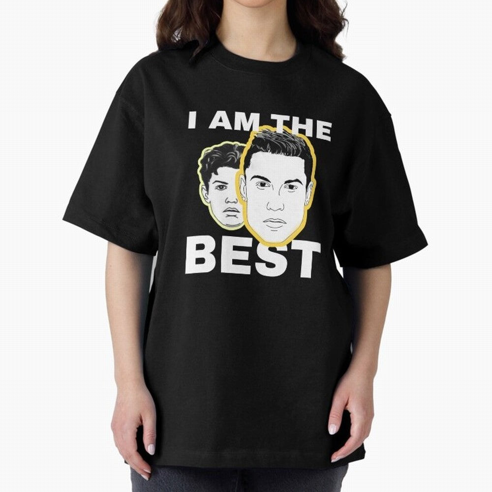 Cristiano Ronaldo - I Am The Best. Oversized T-Shirt Bring Legendary Rivalry Energy to the FIFA World Cup 2026 USA Canada Mexico Journey through Haaland and Mbappe Highlights, Netherlands Pride, Fan Favorite Moments, National Team Passion, Big