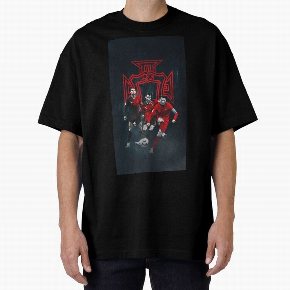 Art CR7 Wallpaper Oversized T-Shirt Refresh FIFA World Cup 2026 Featuring Neymar, Germany Energy, Stadium Memories, Football Loyalty, International Chants and Championship Tradition; Great for Watch Parties, Sports Bars, Family Nights, Fan Clubs