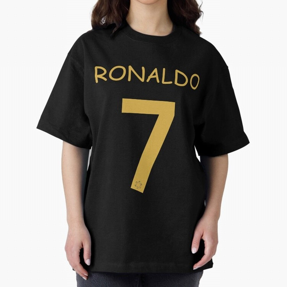 Cristiano Ronaldo shirt - al nassr 2023 Oversized T-Shirt Show Fan Pride Across FIFA World Cup 2026 for Fans of Haaland and Argentina, Bringing Supporter Pride, Iconic Celebrations, Legendary Names and Global Match Day Energy; Made for Collectors