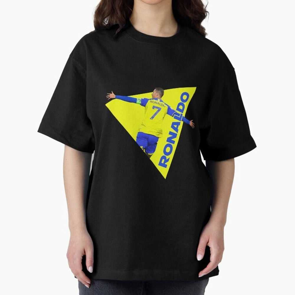 Cristiano Ronaldo Oversized T-Shirt Bring Champion Energy into FIFA World Cup 2026 for Fans of Haaland and England and Germany, Bringing Goal Celebration Energy, Supporter Heritage, Football Icons and Worldwide Tournament Joy; Made for Collectors