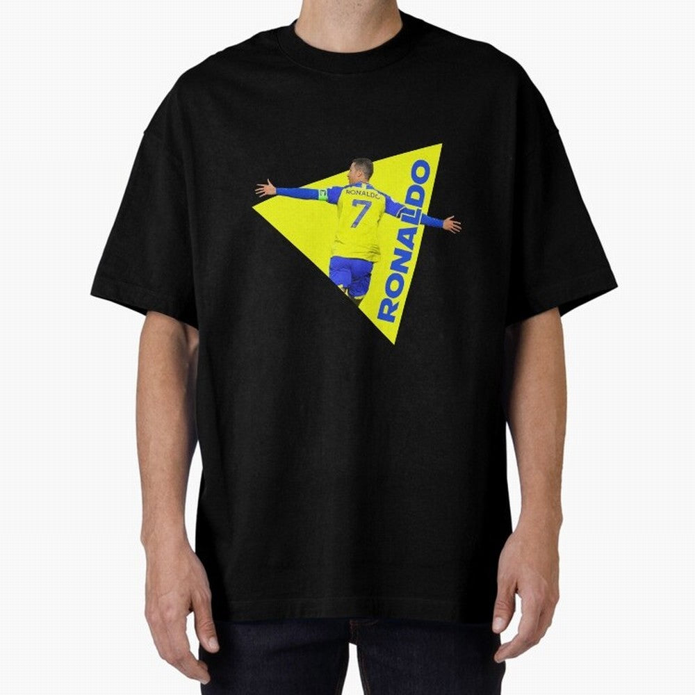 Cristiano Ronaldo Oversized T-Shirt Bring Champion Energy into FIFA World Cup 2026 for Fans of Haaland and England and Germany, Bringing Goal Celebration Energy, Supporter Heritage, Football Icons and Worldwide Tournament Joy; Made for Collectors