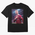 Cristiano Ronaldo New Oversized T-Shirt Capture FIFA World Cup 2026 for Fans of Messi, Neymar and Mbappe and Netherlands, Bringing Soccer Culture, Superstar Moments, National Team Dreams and Competitive Fire; Ideal for Fans Who Follow Messi,
