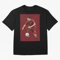 Ronaldo Oversized T-Shirt Live for the Drama of Match Day Hype around FIFA World Cup 2026 Group Stage, Mbappe, England, France and Netherlands, Classic Soccer Heritage, Championship Pressure, Fan Loyalty and International Pride; Perfect for Fans,
