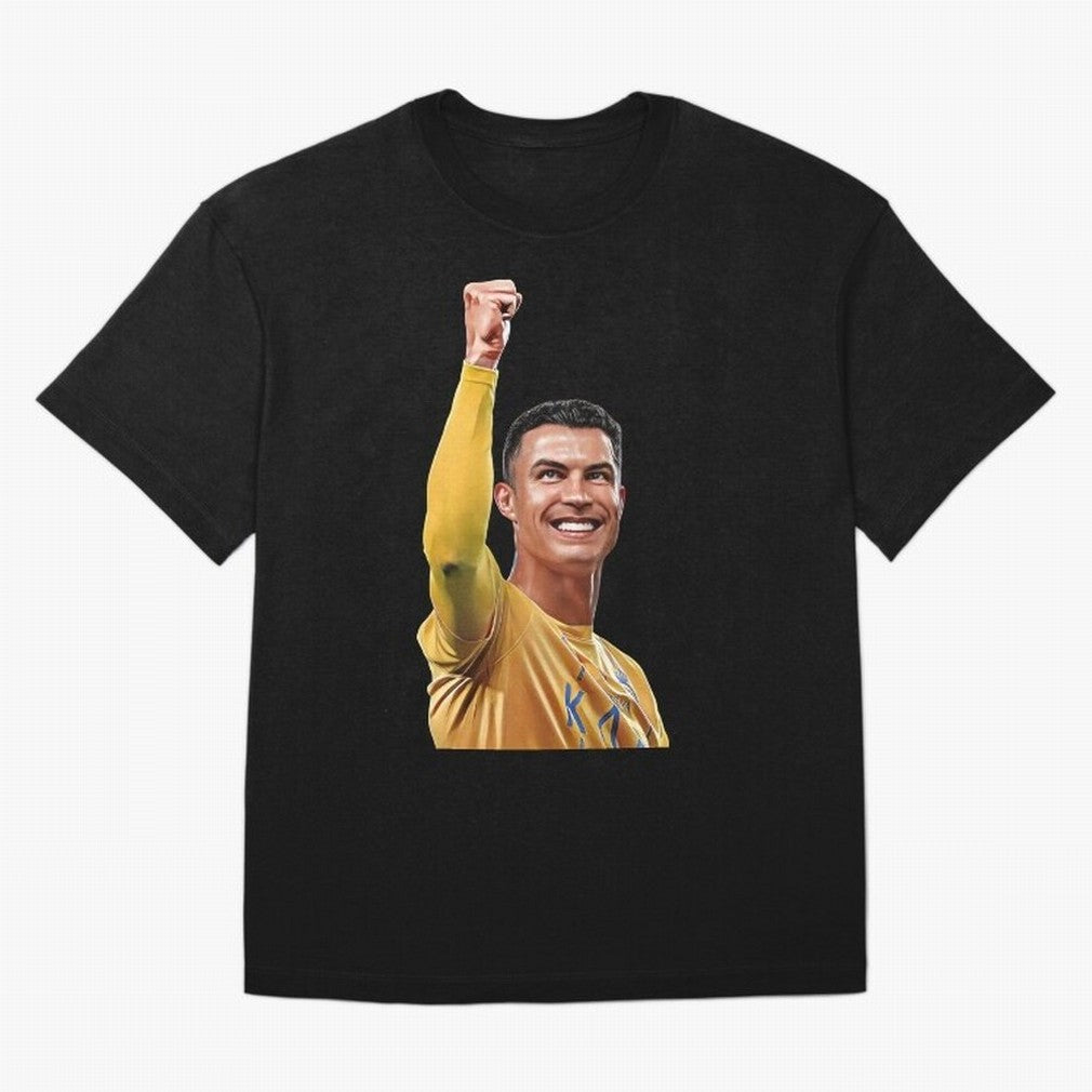 Cristiano Ronaldo - CR 7 Celebration Oversized T-Shirt Fuel FIFA World Cup 2026 USA Canada Mexico Spirit, Celebrating Spain, Messi and Cristiano Ronaldo, Retro Football Energy, Iconic Rivalries, Trophy Chase Drama and Stadium Atmosphere; Great for