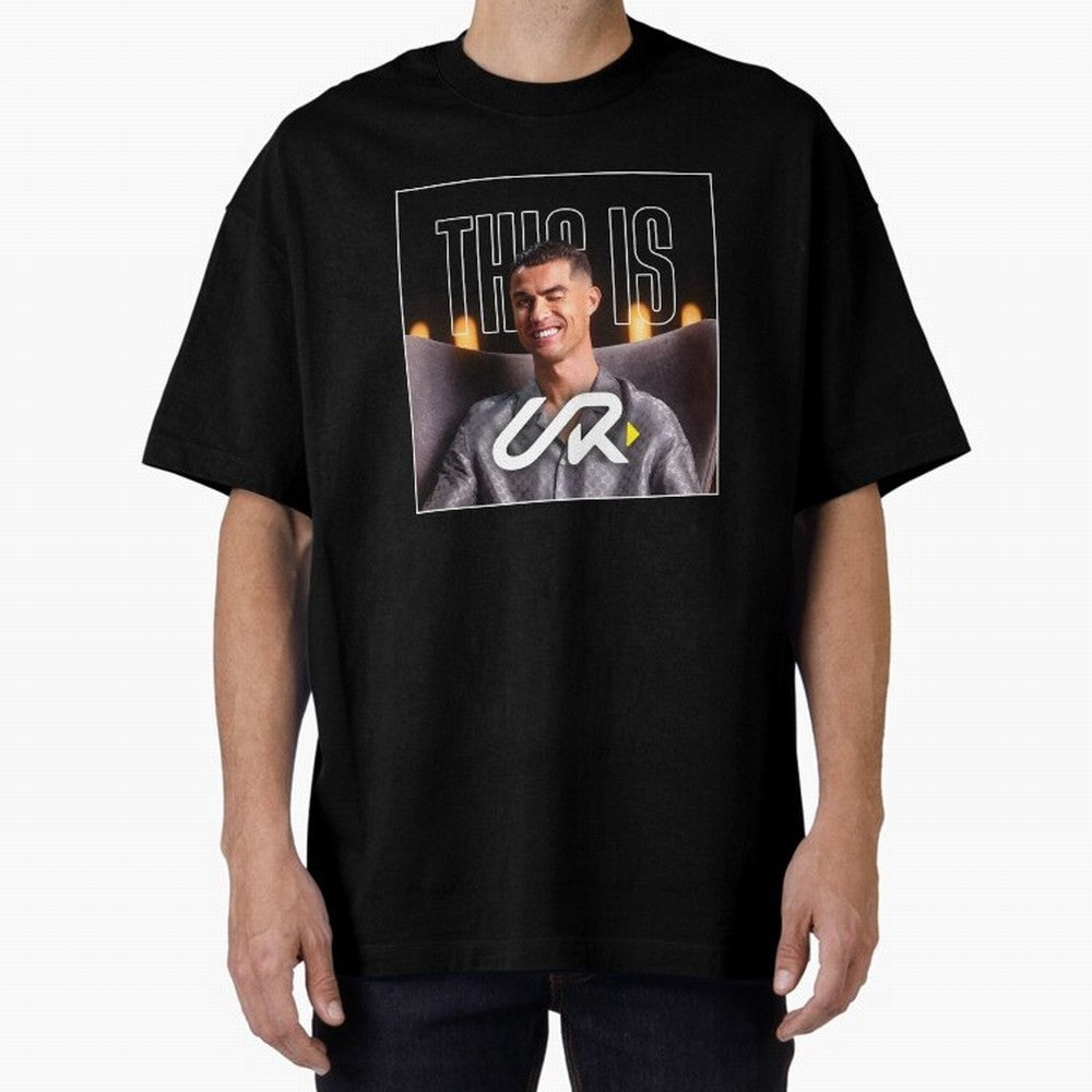 UR Cristiano Yt Oversized T-Shirt Build FIFA World Cup 2026 Group Stage Spirit, Made for France and Portugal, Messi, Classic Soccer Heritage, Championship Pressure, Fan Loyalty and International Pride; Ideal for Football Dads, Football Moms,