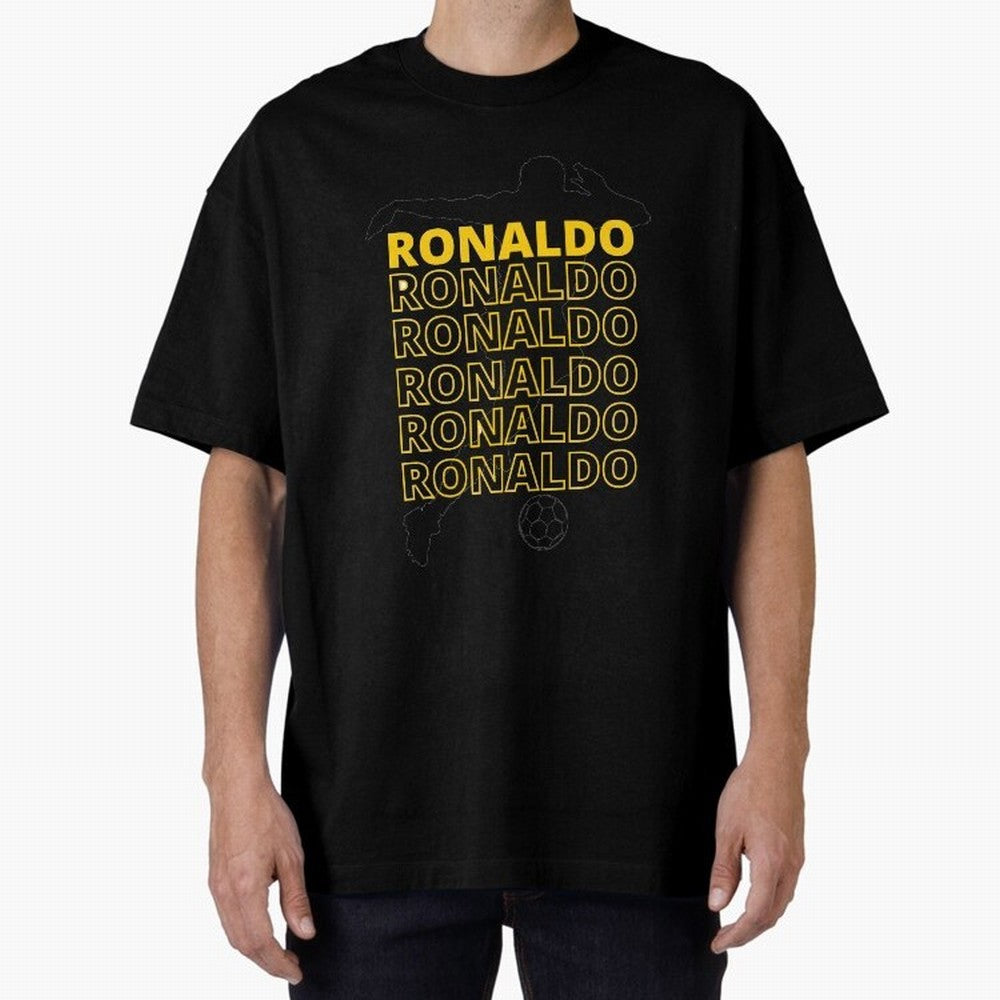 Ronaldo Oversized T-Shirt Join Supporters Worldwide for FIFA World Cup 2026 USA Canada Mexico with Cristiano Ronaldo, England and Germany Energy, Global Supporter Spirit, Legendary Goals, National Colors and Tournament Celebration; Ideal for