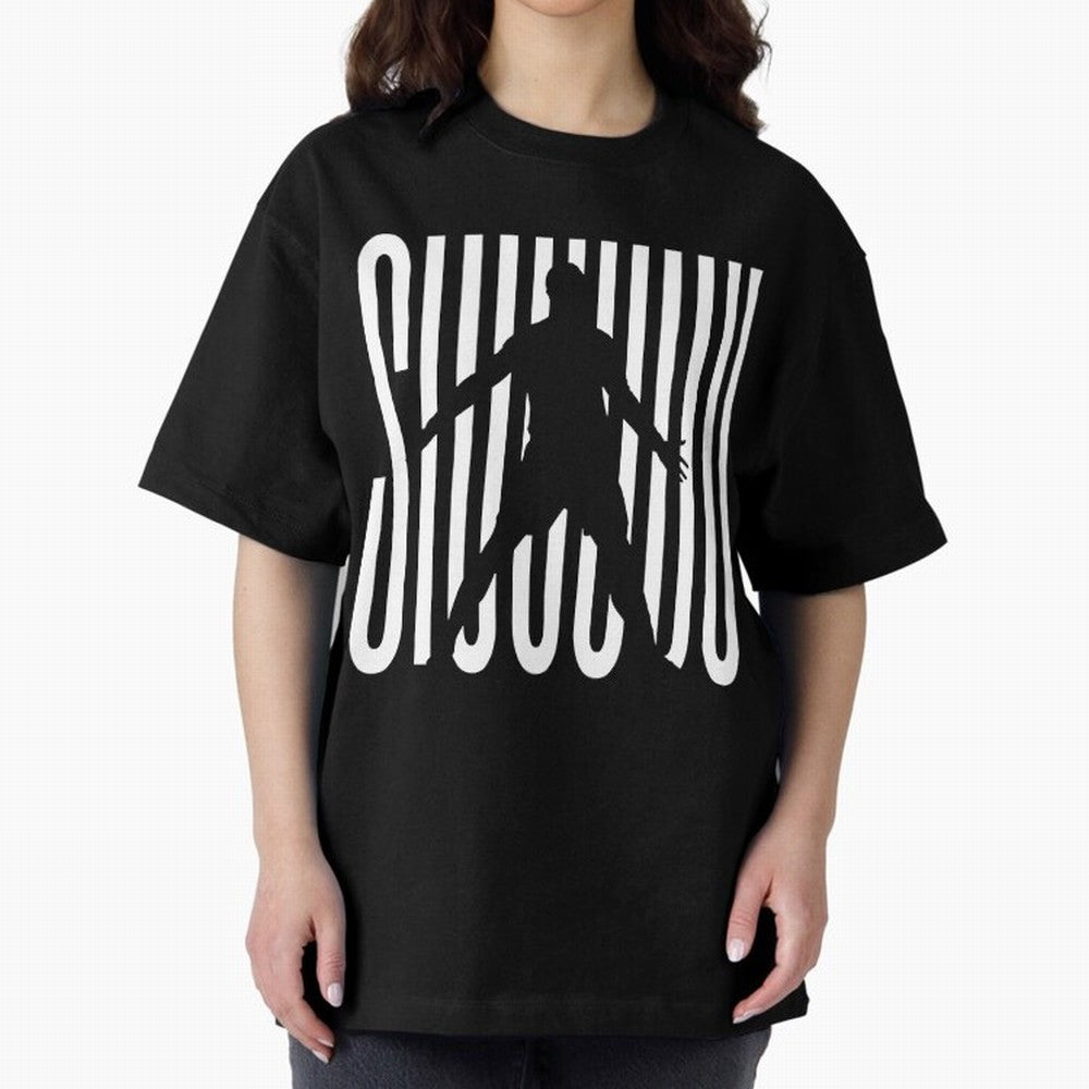 Siuuu CR7, cristiano ronaldo funny Oversized T-Shirt Relive Legendary Nights from FIFA World Cup 2026 Group Stage for Fans of CR7 and Messi and Spain and Netherlands, Bringing Sports Nostalgia, International Competition, Famous Players and
