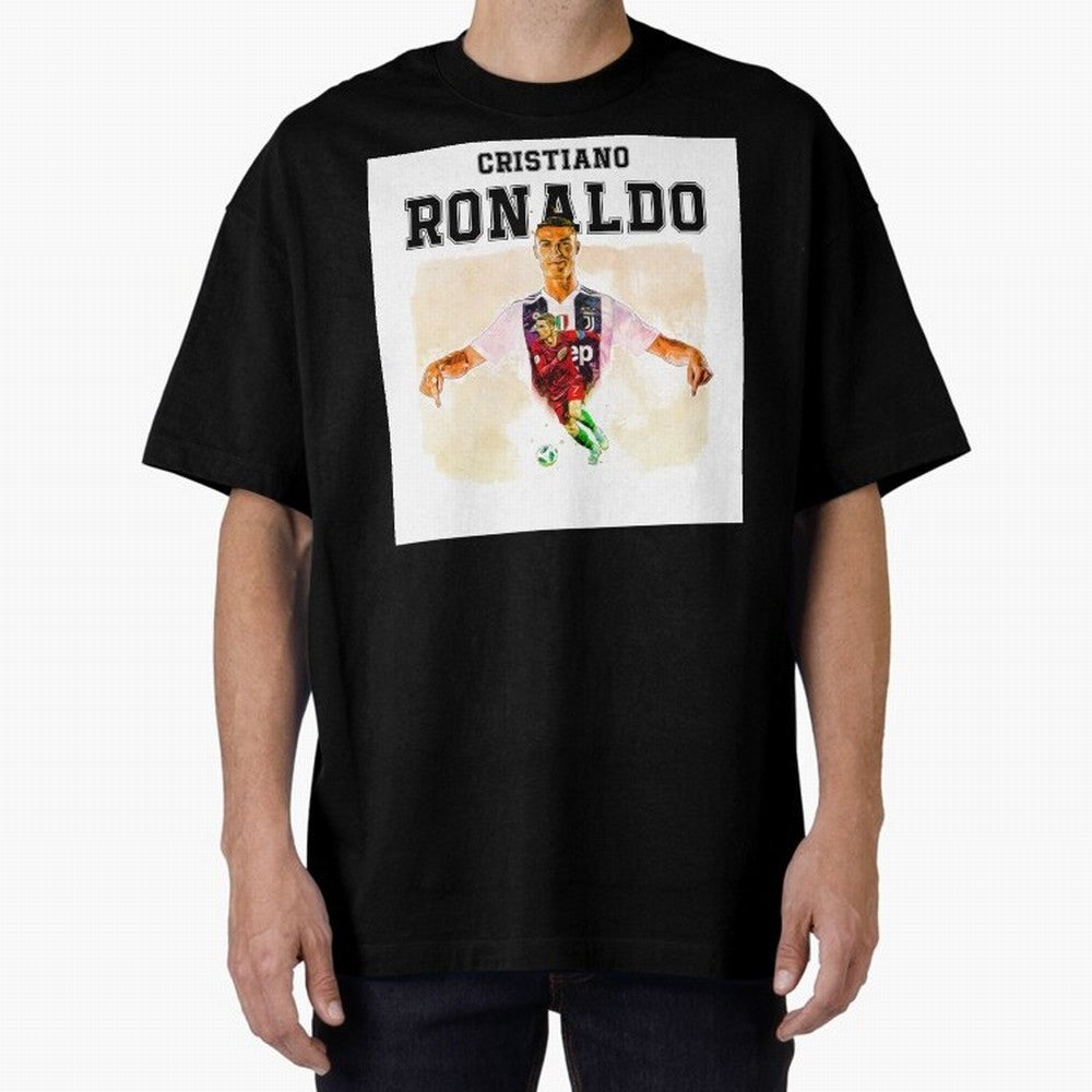 Cristiano Ronaldo 7 Oversized T-Shirt Bring a Vintage Feel to the FIFA World Cup 2026 Journey through Mbappe Highlights, Germany Pride, Stadium Chants, National Pride, Trophy Dreams and Unforgettable Football Memories; Made for Collectors Who Enjoy