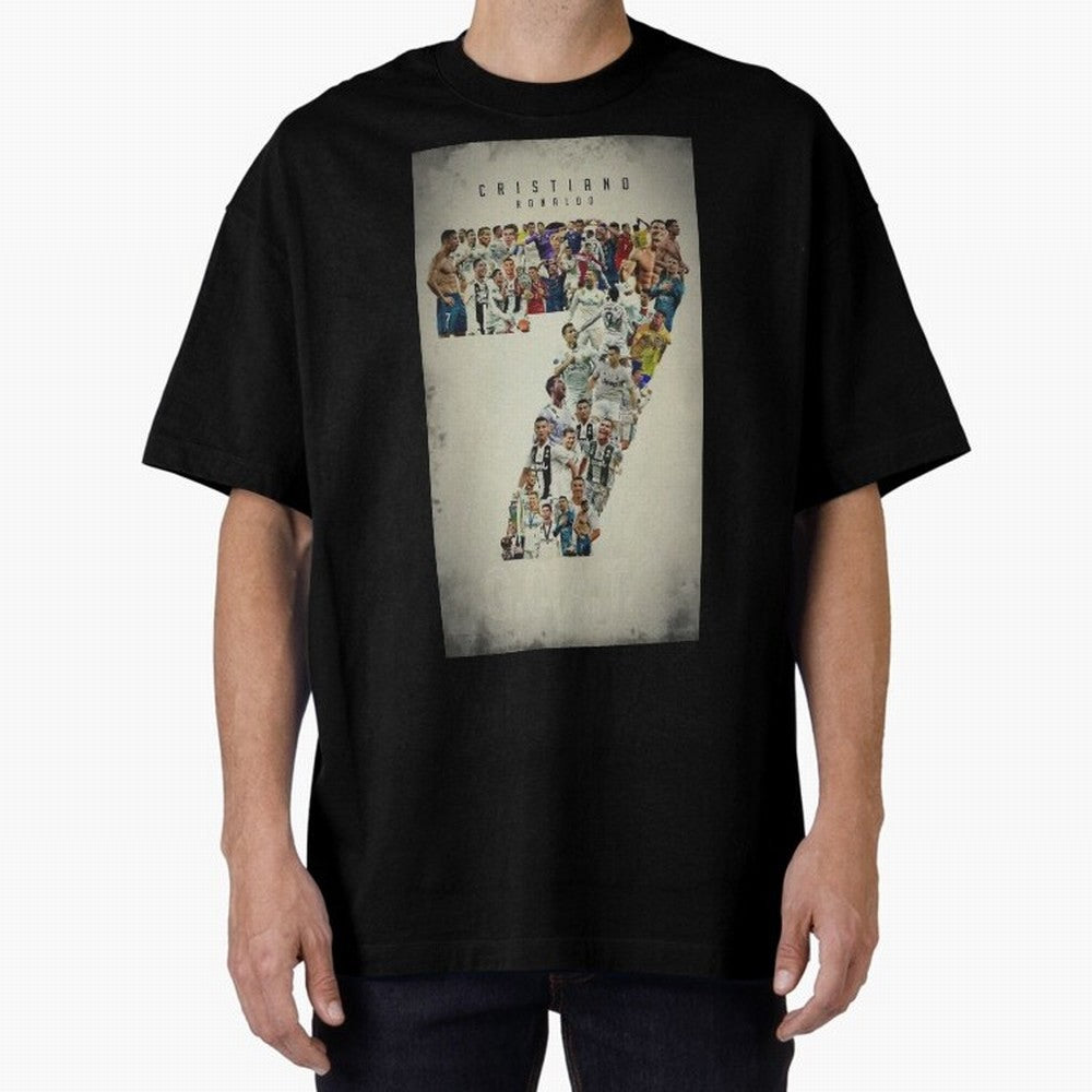 Cristiano Ronaldo Oversized T-Shirt Celebrate Supporters United by FIFA World Cup 2026 Spirit, Featuring Spain and Netherlands, Neymar, Haaland and Cristiano Ronaldo, Goal Celebration Energy, Supporter Heritage, Football Icons and Worldwide