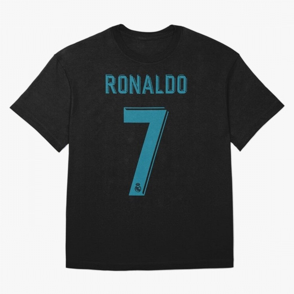 Cristiano Ronaldo 2018 Oversized T-Shirt Honor Football Greatness during Global Football Passion for FIFA World Cup 2026 USA Canada Mexico, Inspired by Cristiano Ronaldo, Haaland and CR7, Portugal, Football Festival Excitement, Trophy Ambitions,