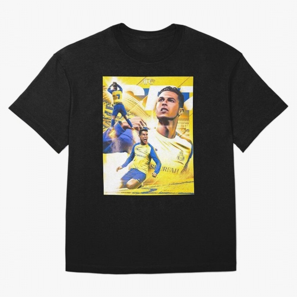 Cristiano Ronaldo Al-Nassr Football Club Oversized T-Shirt Celebrate Every Goal in FIFA World Cup 2026 Group Stage Made for Messi, CR7 and Mbappe, Portugal, Spain and Germany Energy, Tournament Hype, Historic Matchups, Family Viewing Parties and