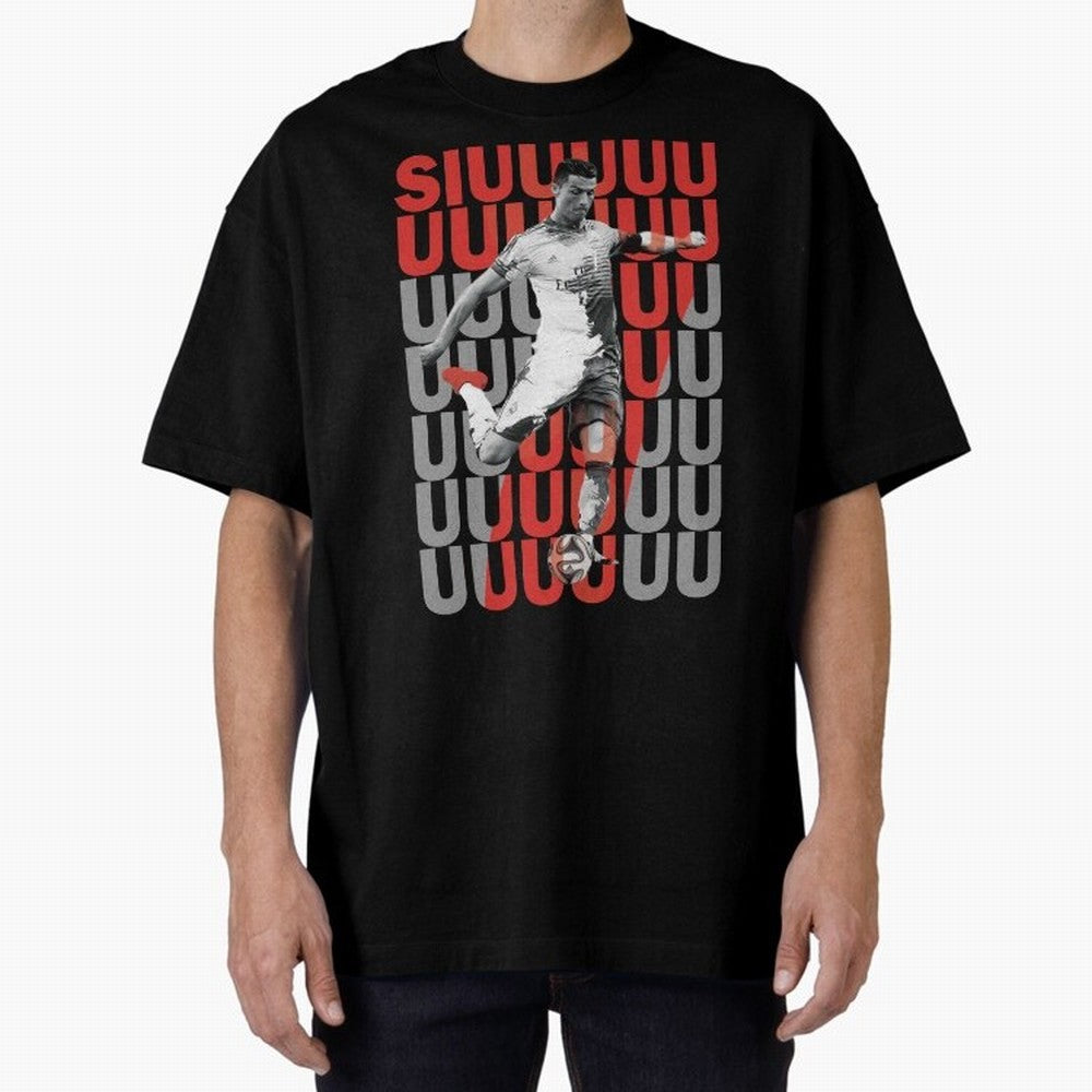 Siuuuuuu Cristiano Ronaldo Classic Oversized T-Shirt Enjoy FIFA World Cup 2026 Group Stage Spirit, Filled with Argentina and Brazil, Cristiano Ronaldo, Match Day Excitement, Supporter Culture, Golden Goals and Global Football Passion; Great for