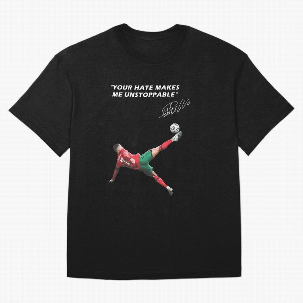 Cristiano Ronaldo Footballer Oversized T-Shirt Share the Excitement of FIFA World Cup 2026 USA Canada Mexico Spirit, Filled with England, France and Netherlands, Mbappe and Neymar, Vintage Soccer Flavor, Modern Football Stars, National Flags and