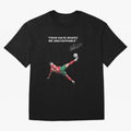Cristiano Ronaldo Footballer Oversized T-Shirt Share the Excitement of FIFA World Cup 2026 USA Canada Mexico Spirit, Filled with England, France and Netherlands, Mbappe and Neymar, Vintage Soccer Flavor, Modern Football Stars, National Flags and