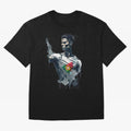 Cristiano Ronaldo splash art Oversized T-Shirt Follow the FIFA World Cup 2026 Journey through Neymar, Haaland and Cristiano Ronaldo Highlights, England, France and Netherlands Pride, Stadium Memories, Football Loyalty, International Chants and
