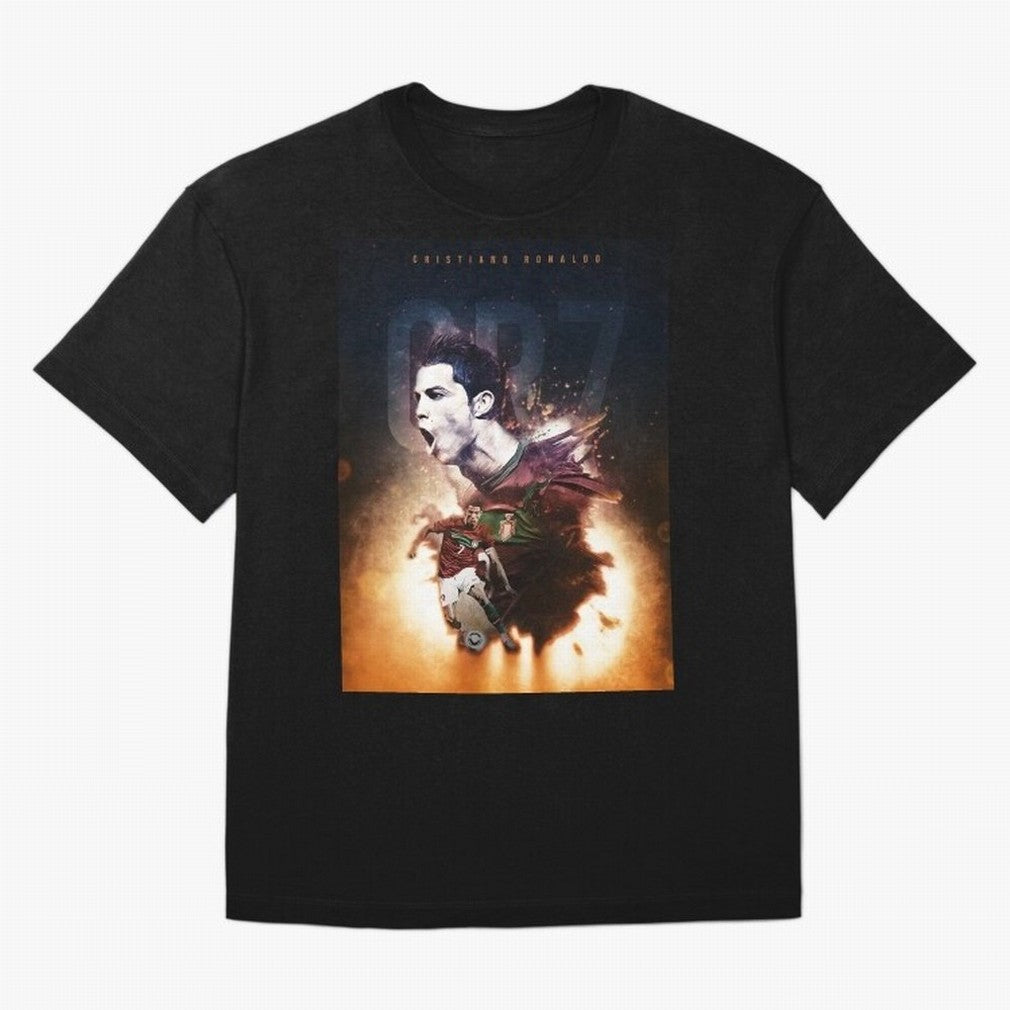 Cristiano Ronaldo 7 Oversized T-Shirt Show Your Stadium Side during Match Day Hype around FIFA World Cup 2026, Messi, CR7 and Mbappe, Argentina and Brazil, Goal Celebration Energy, Supporter Heritage, Football Icons and Worldwide Tournament Joy;