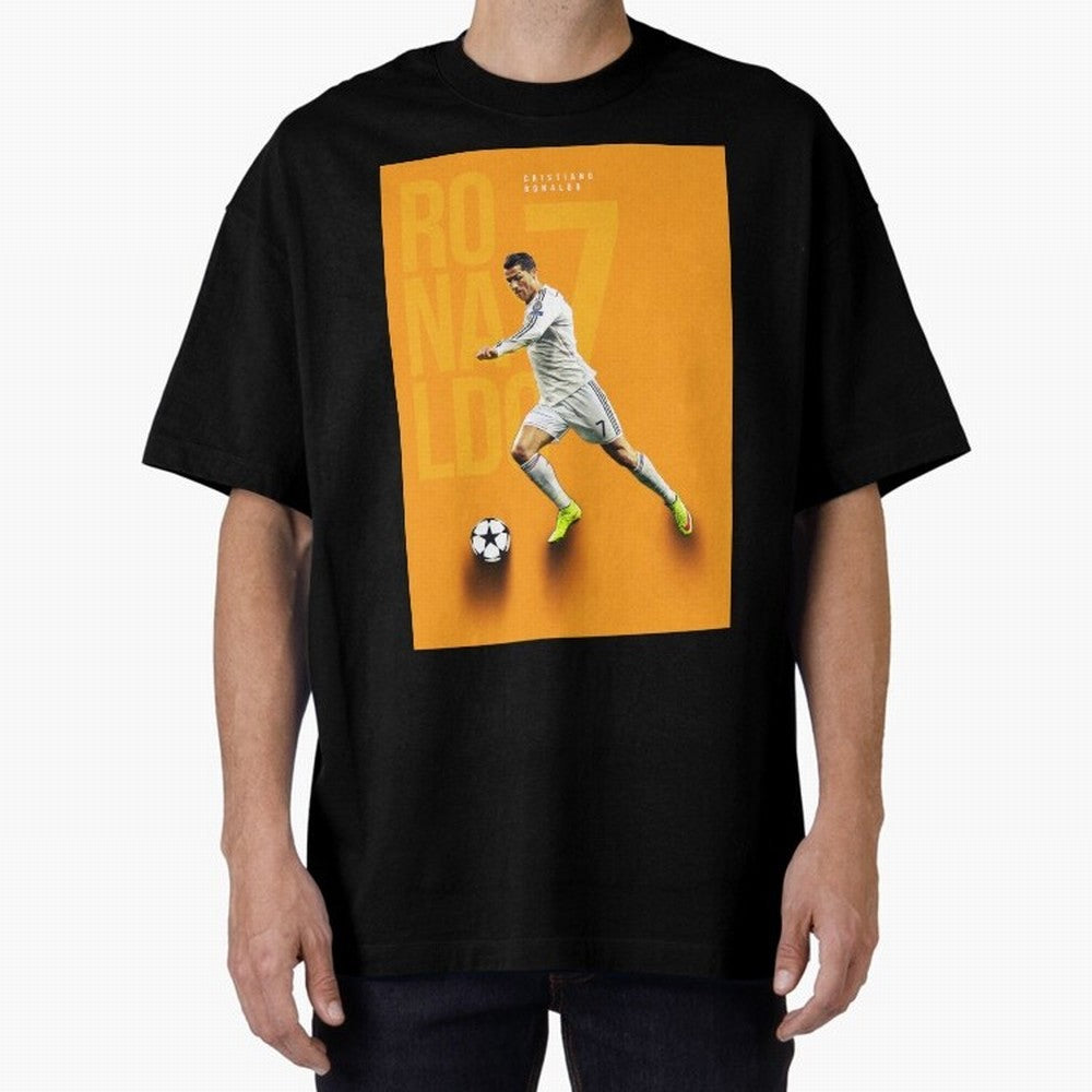 Cristiano Ronaldo 7 Oversized T-Shirt Embrace the FIFA World Cup 2026 Group Stage Journey through Mbappe and Neymar Highlights, Argentina, France and Brazil Pride, Global Supporter Spirit, Legendary Goals, National Colors and Tournament