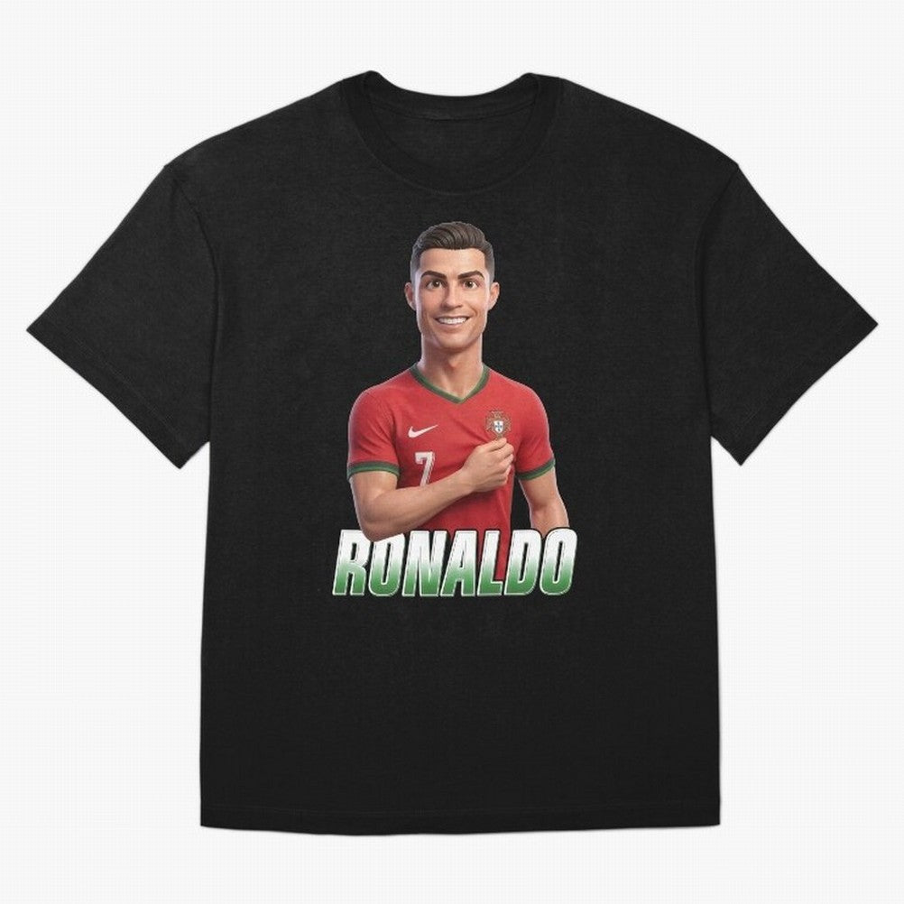 Ronaldo Oversized T-Shirt Live for the Drama of Global Football Passion for FIFA World Cup 2026, Driven by Neymar, France, Worldwide Fan Energy, Dramatic Goals, Stadium Lights and Championship Celebrations; Ideal for Fans Who Follow Messi,
