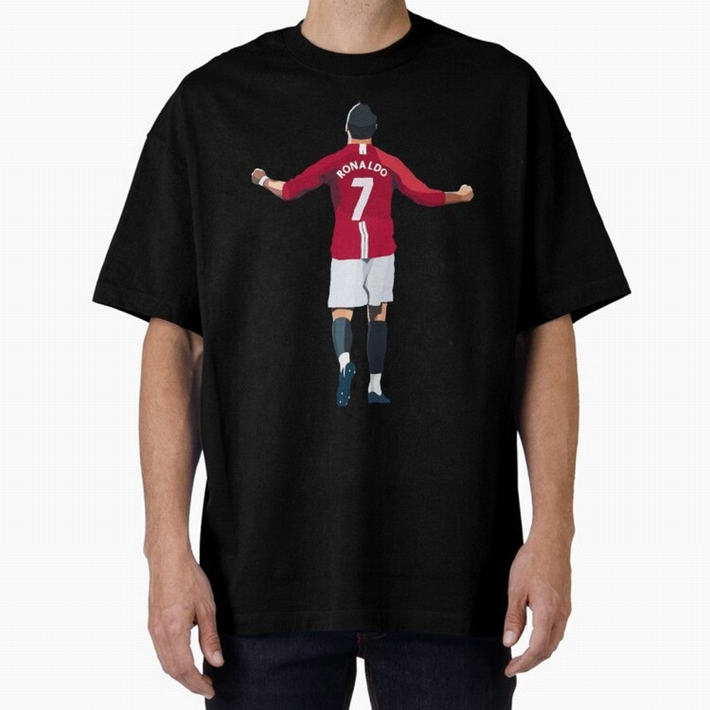 Cristiano Ronaldo Active Oversized T-Shirt Support FIFA World Cup 2026 Group Stage Spirit, Built around Argentina and Brazil, Cristiano Ronaldo, Football Passion, Legendary Performances, Festival Vibes and Supporter Community; Perfect for