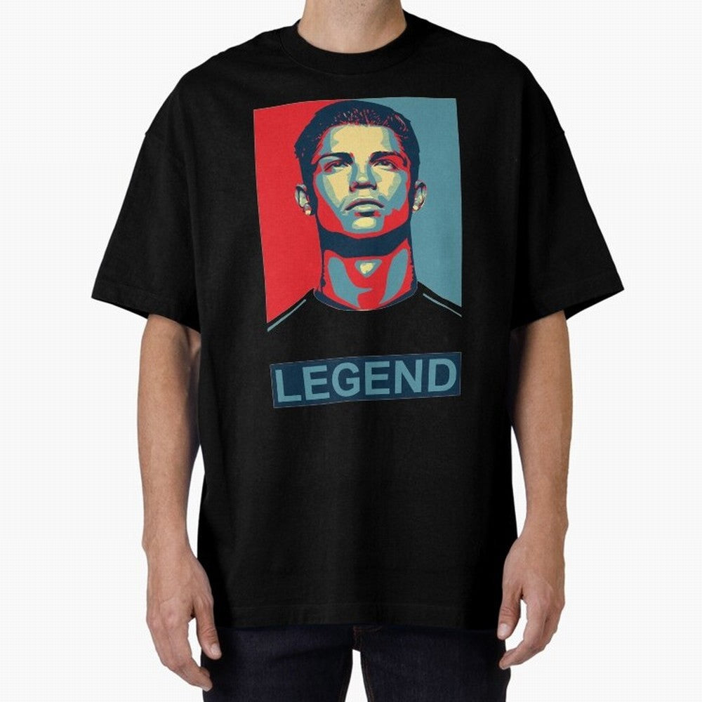 cristiano ronaldo legend Oversized T-Shirt Support Your Favorite Stars during the FIFA World Cup 2026 Group Stage Journey through Neymar, Haaland and Cristiano Ronaldo Highlights, Spain Pride, Football Passion, Legendary Performances, Festival