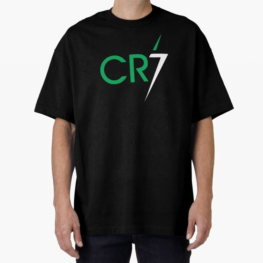 Cristiano Ronaldo CR7 Soccer Football Portugal Champion Oversized T-Shirt Make Every Kick Count in Global Football Passion for FIFA World Cup 2026 Group Stage, Celebrating CR7, England, France and Netherlands, Global Supporter Spirit, Legendary