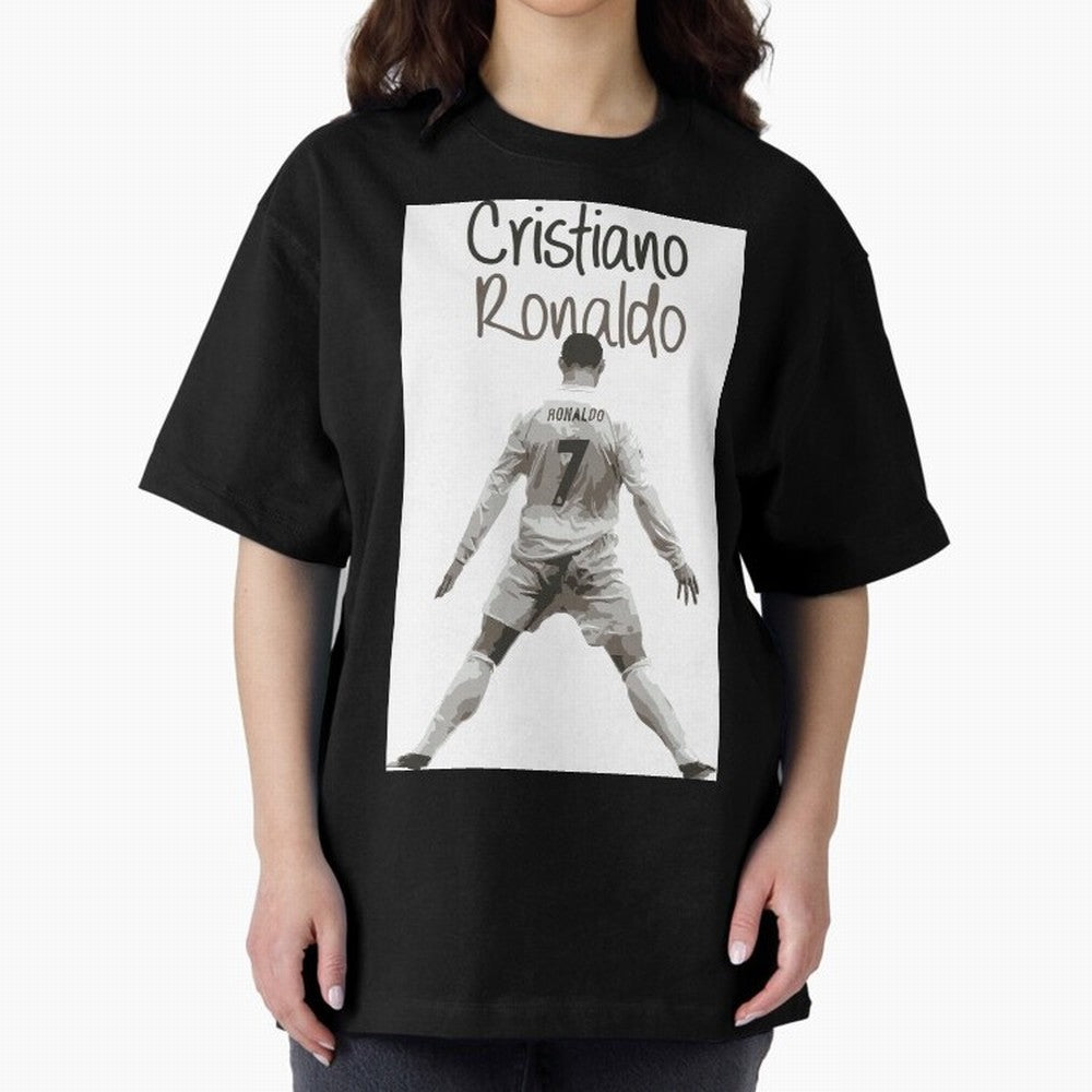 Cristiano Ronaldo Celebration Oversized T-Shirt Experience FIFA World Cup 2026 Group Stage Spirit, Made for Germany, Cristiano Ronaldo, Classic Soccer Heritage, Championship Pressure, Fan Loyalty and International Pride; Made for Collectors Who