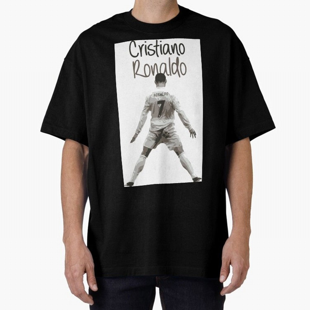 Cristiano Ronaldo Celebration Oversized T-Shirt Experience FIFA World Cup 2026 Group Stage Spirit, Made for Germany, Cristiano Ronaldo, Classic Soccer Heritage, Championship Pressure, Fan Loyalty and International Pride; Made for Collectors Who