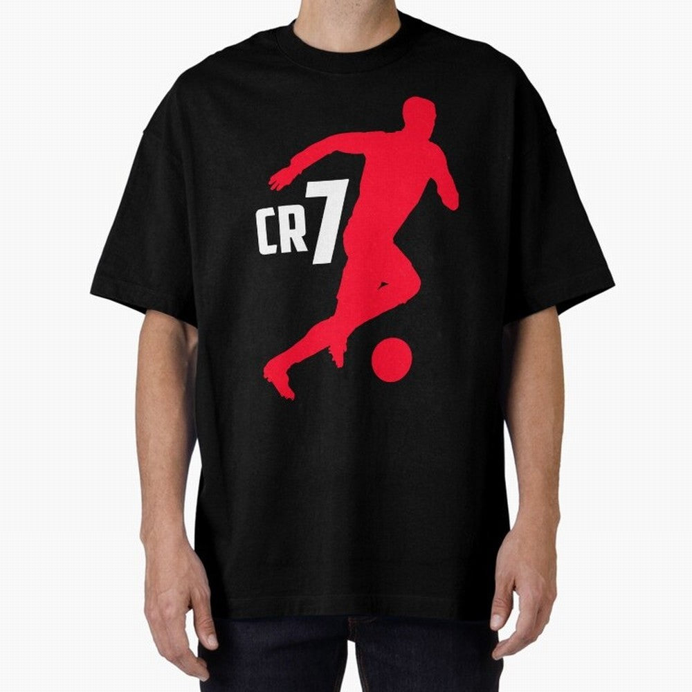 Cristiano Ronaldo Oversized T-Shirt Enjoy Global Football Passion for FIFA World Cup 2026 USA Canada Mexico, with Messi, France, Football Passion, Legendary Performances, Festival Vibes and Supporter Community; Built for Supporters Chasing Trophy