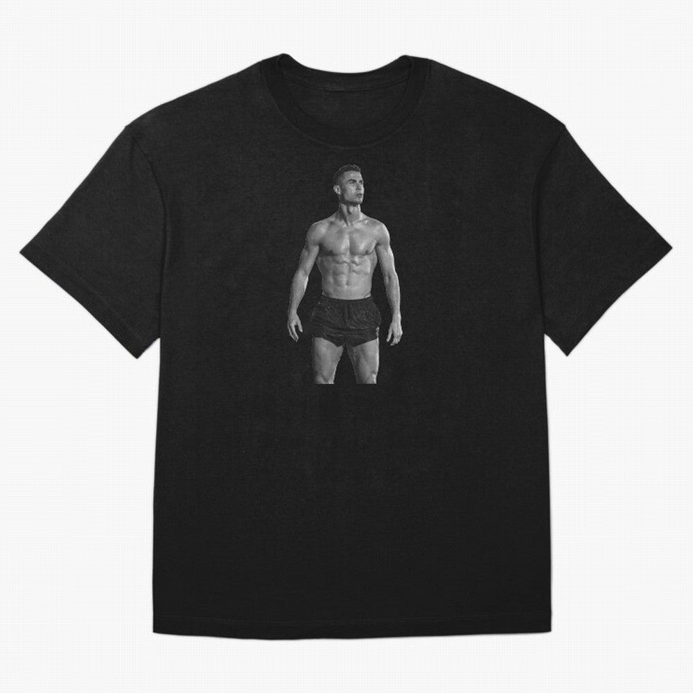 Cristiano Ronaldo Oversized T-Shirt Honor Football Greatness during Global Football Passion for FIFA World Cup 2026 USA Canada Mexico, Inspired by Cristiano Ronaldo, Haaland and CR7, Portugal, Football Festival Excitement, Trophy Ambitions, Country