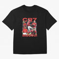 Retro Cristiano Ronaldo Manchester United Oversized T-Shirt Share the Excitement of Match Day Hype around FIFA World Cup 2026 USA Canada Mexico, Messi, Neymar and Mbappe, Spain and Netherlands, Sports Nostalgia, International Competition, Famous