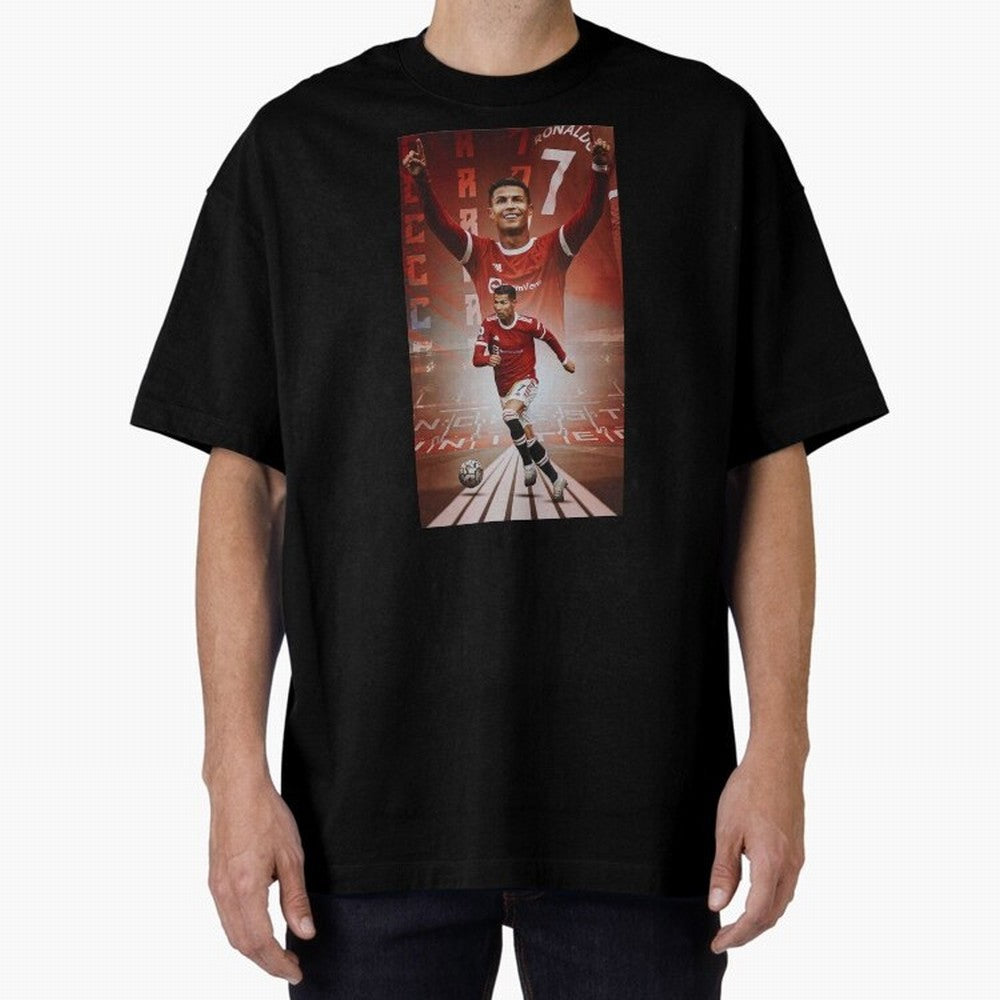 Cristiano Ronaldo Manchester Home 202122 , Ronaldo Gifts, Ronaldo Best Selling , Ronaldo Top Items Oversized T-Shirt Remember FIFA World Cup 2026 USA Canada Mexico Spirit, Celebrating Netherlands, Neymar, Haaland and Cristiano Ronaldo, Vintage