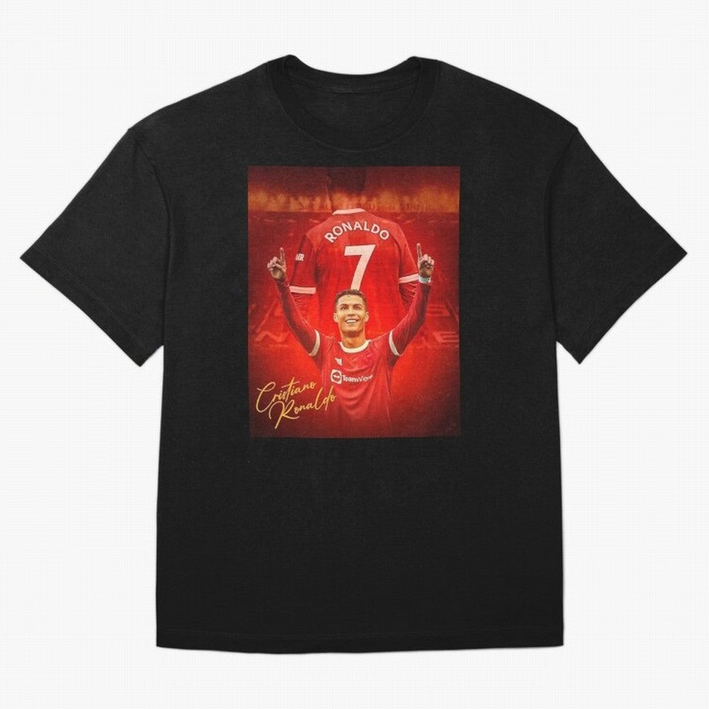 Cristiano Ronaldo Poster Oversized T-Shirt Bring Match Day Fire to the FIFA World Cup 2026 Journey through Mbappe and Neymar Highlights, Argentina, France and Brazil Pride, Stadium Memories, Football Loyalty, International Chants and Championship