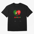 Love Cristiano Ronaldo Oversized T-Shirt Bring Retro Soccer Energy to FIFA World Cup 2026 Group Stage for Fans of Haaland and Netherlands, Bringing Champion Mindset, Group Stage Buzz, Knockout Tension and Passionate Fan Culture; Ideal for Football
