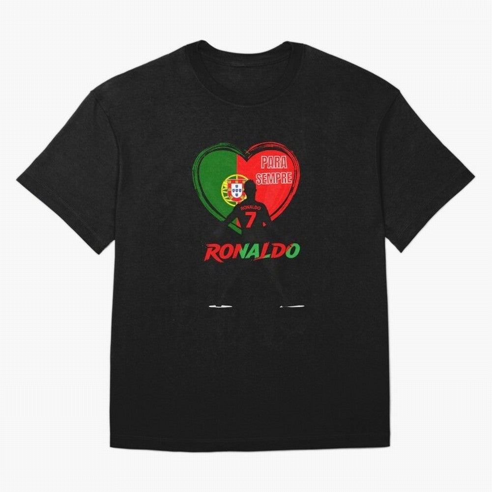 Love Cristiano Ronaldo Oversized T-Shirt Bring Retro Soccer Energy to FIFA World Cup 2026 Group Stage for Fans of Haaland and Netherlands, Bringing Champion Mindset, Group Stage Buzz, Knockout Tension and Passionate Fan Culture; Ideal for Football