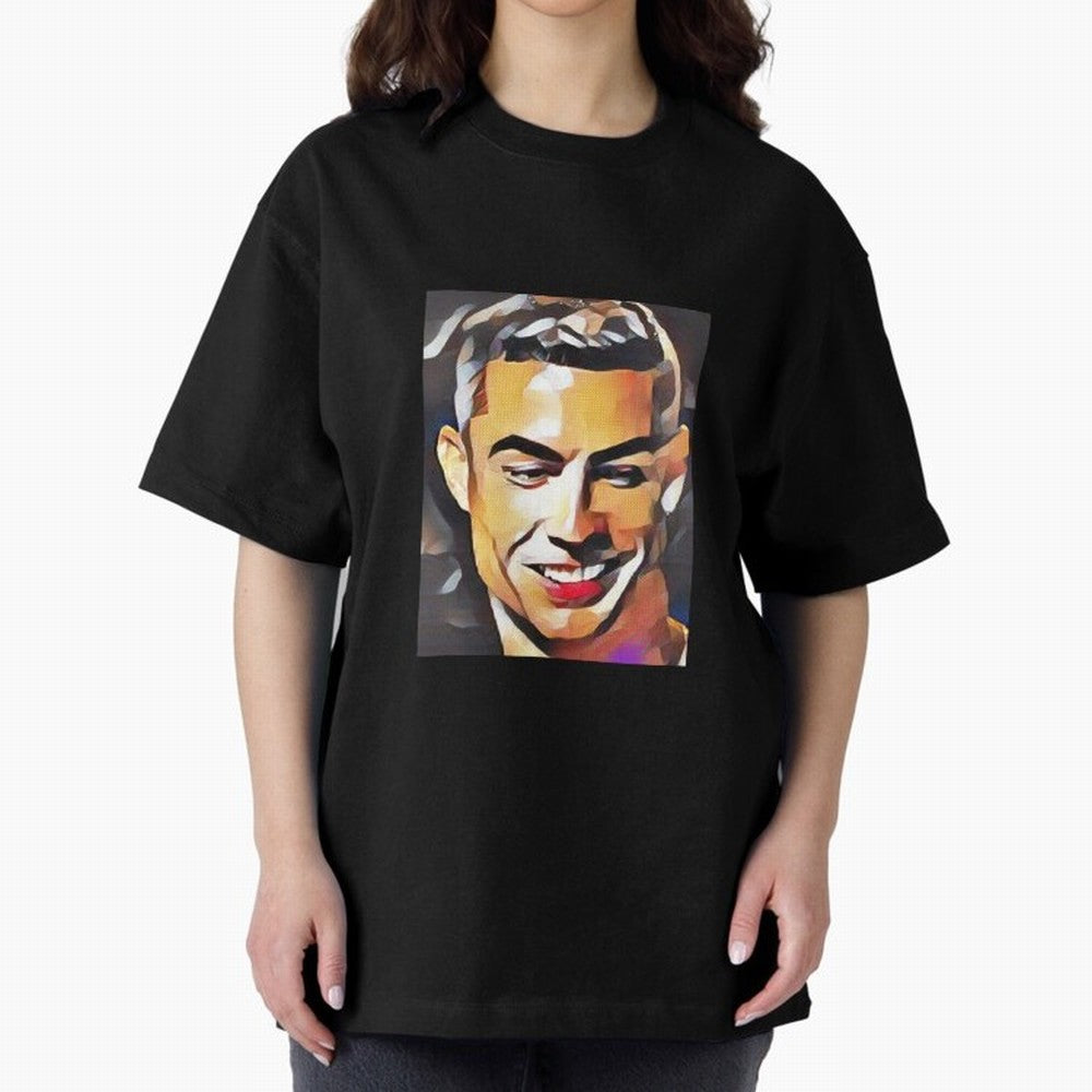 Cristiano Ronaldo Oversized T-Shirt Bring Supporter Culture to the FIFA World Cup 2026 USA Canada Mexico Journey through Messi Highlights, Spain Pride, Football History, Final Match Energy, Crowd Noise and Once in a Lifetime Moments; Ideal for Fans