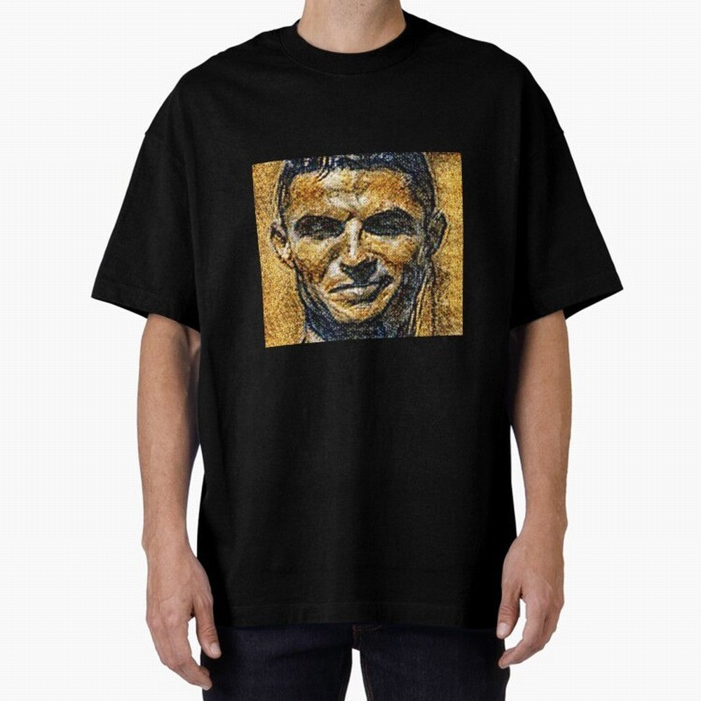 Cristiano Ronaldo Oversized T-Shirt Feel the Heartbeat of Global Football Passion for FIFA World Cup 2026, Driven by CR7 and Messi, Netherlands, Global Supporter Spirit, Legendary Goals, National Colors and Tournament Celebration; Created for Match