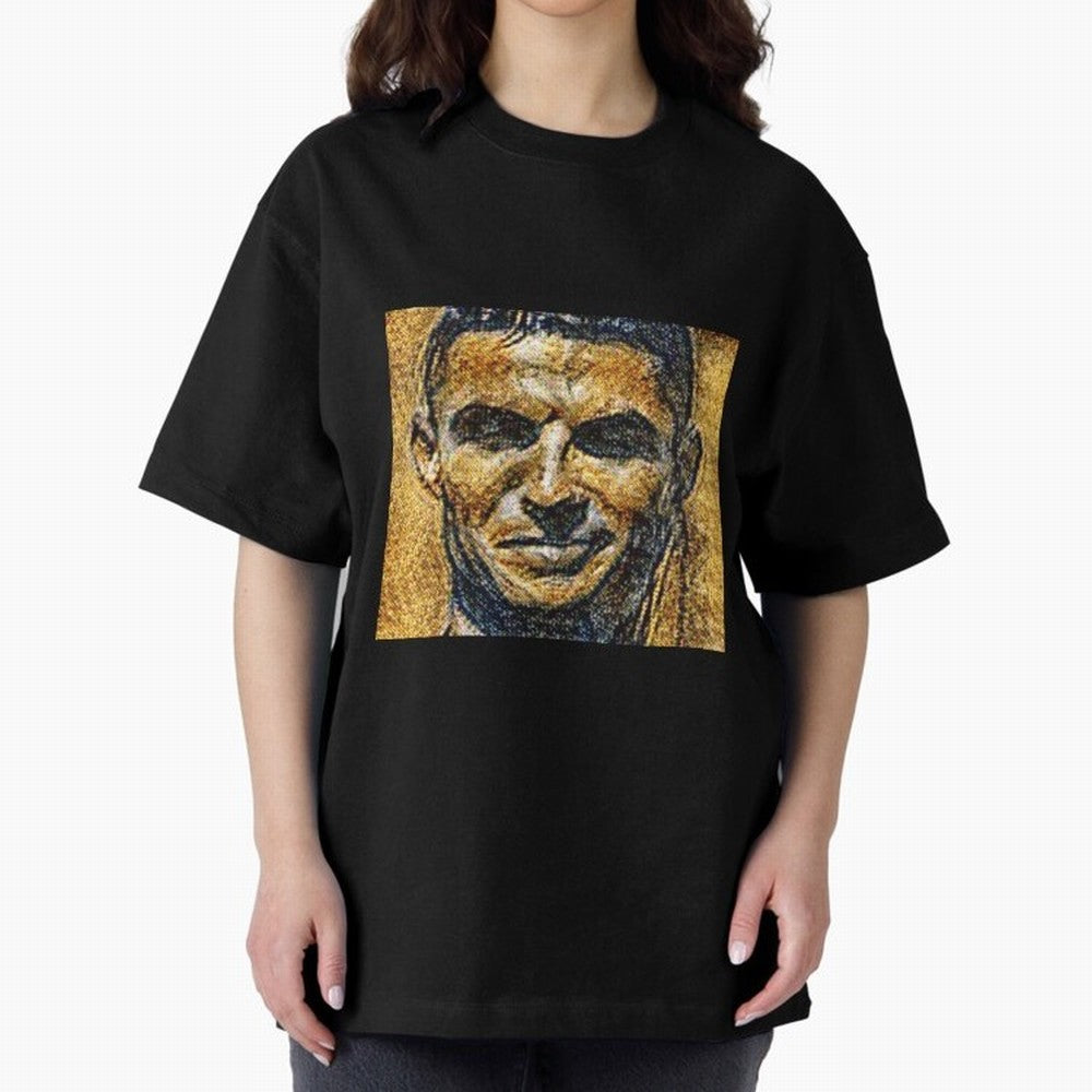 Cristiano Ronaldo Oversized T-Shirt Feel the Heartbeat of Global Football Passion for FIFA World Cup 2026, Driven by CR7 and Messi, Netherlands, Global Supporter Spirit, Legendary Goals, National Colors and Tournament Celebration; Created for Match