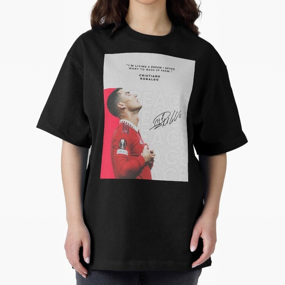 PEACE OF MIND Oversized T-Shirt Support Your Favorite Stars during FIFA World Cup 2026 Spirit, Capturing England, Messi, CR7 and Mbappe, Retro Football Energy, Iconic Rivalries, Trophy Chase Drama and Stadium Atmosphere; Created for Match Day